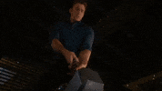 Scared Captain America GIF