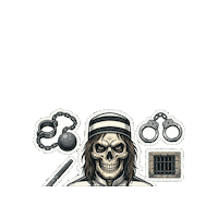 Skull Calavera Sticker