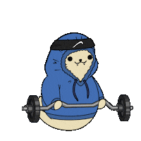 Work Out Fun Sticker by Sappy Seals Community