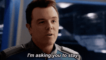 please stay fox broadcasting GIF by The Orville