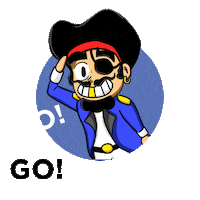 disenoCASC casc corsario colegioamericano corsarios Sticker