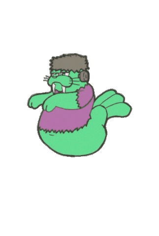 Shavedsnow Sticker by Vampire Penguin