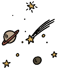Space Star Sticker by Nordic.bo