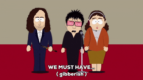 celebrity microphone GIF by South Park 