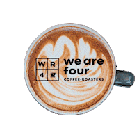 wr4 Sticker by We Are Four Coffee Roasters