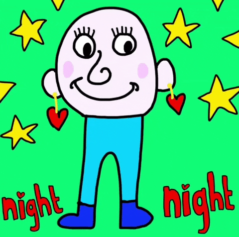 Night Night Hearts GIF