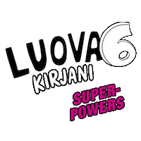 Superpowers Supersankari Sticker by Otavankirjat