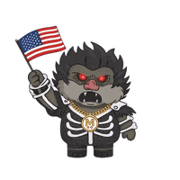 American Flag Usa Sticker