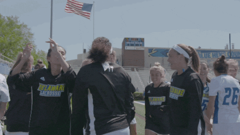 BlueHens giphyupload energy happiness jumping GIF