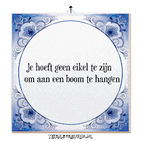 Boom Humor Sticker by Tegelspreuken.nl