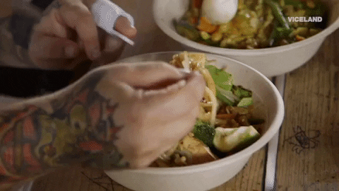 action bronson noodles GIF by F*CK, THAT'S DELICIOUS