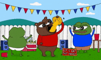 Party Stock GIF by Bobo Memes