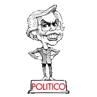 Elizabeth Warren Democrat Sticker by POLITICO