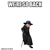 Brother Im Back Sticker by Bad Timing Studio