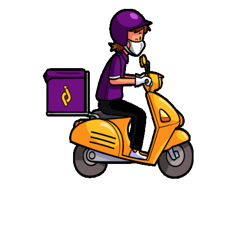 Entrega Sticker by Pedi Já Delivery
