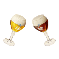 LeffeItalia beer cheers cheer blonde Sticker