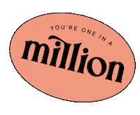 One In A Million Insta Website Sticker by Milkshake