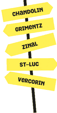 stluc-chandolin vda valdanniviers anniviers val danniviers Sticker