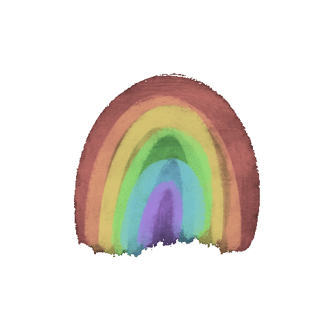 fransiebycindy giphyupload happy rainbow mood Sticker