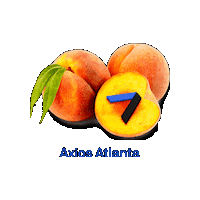 Atlanta Peaches Sticker by Axios