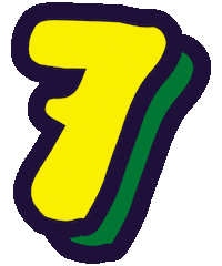 New Year Christmas Sticker