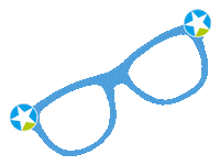 Stars Glasses Sticker by sternundberg