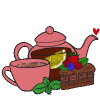 Tea Time Maldives Sticker