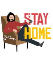 Work From Home Sticker