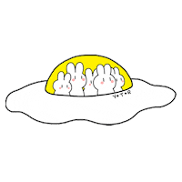 Egg Aliens Sticker by Yoyo The Ricecorpse