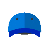 TheClosetCompanyNYC fashion hat cap bluecap Sticker