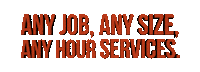 Sticker by Any Hour Services