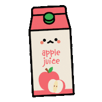 Happy Apple Juice Sticker