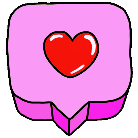 Heart Beat Love Sticker by BOMBONATOR_WOLPH