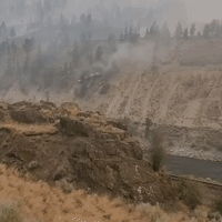 Wildfire Spots Smolder in Lytton, British Columbia