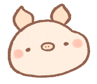 Pig Piggy Sticker by BREAD TREE