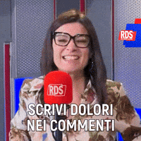 Influencer Cabaret GIF by RDS 100% Grandi Successi