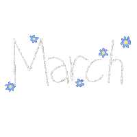 March Months Sticker
