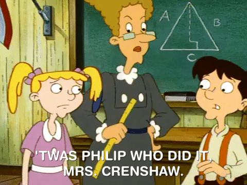 hey arnold nicksplat GIF