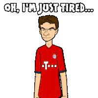 tired sign language Sticker by Bundesliga