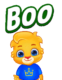 Boo Thumbs Down Sticker by Lucas and Friends by RV AppStudios