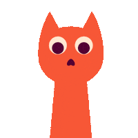 Cat Love Sticker by boneandbiscuit
