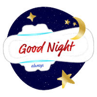 Sleep Well Menstruation Sticker by Always Brand Europe