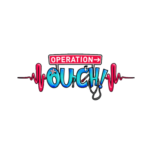 Operation Ouch Logo Sticker by CBeebies HQ
