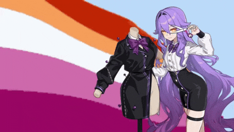 Magical Girl Flag GIF