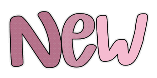 Pink Text Sticker