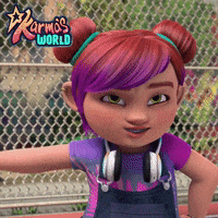 Dance Reaction GIF by Karma's World