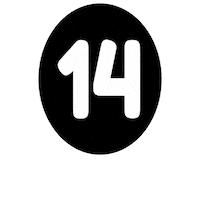 Number Blanco Sticker