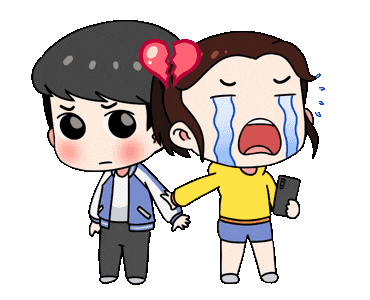 animation couple Sticker