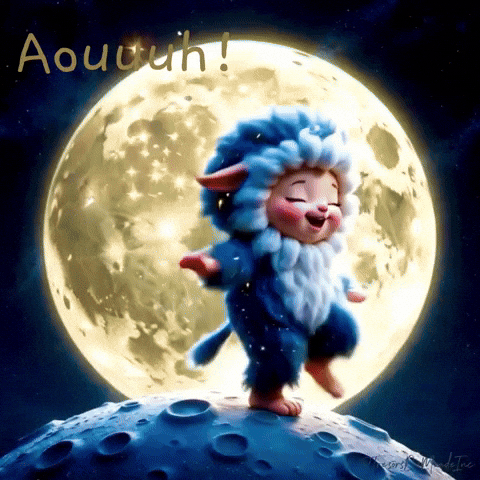 Full Moon Luna Llena GIF by TresorsDuMonde.ca