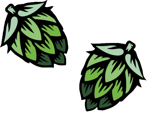 fiddlinfish giphyupload beer hops brewing Sticker